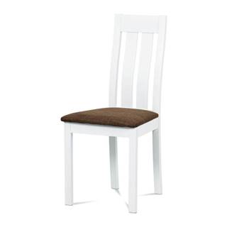 Jedálenská stolička BELA biela/hnedá
